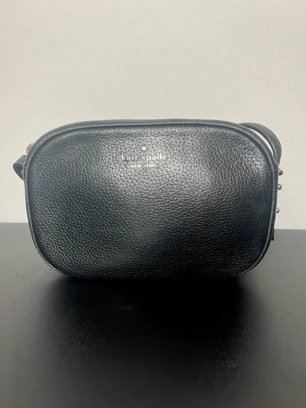 Kate Spade New York Naomi Camera Bag Crossbody Black Leather with Tassel